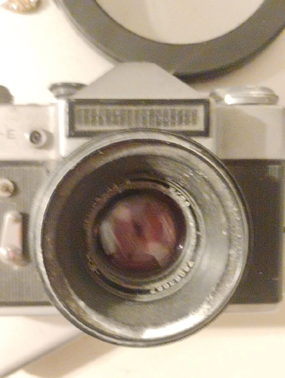 35mm Film Camera - Silver and Black
